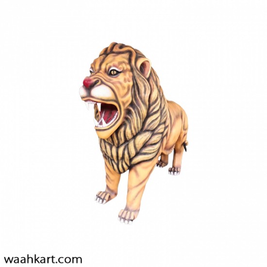 FRP Lion Statue In Real Color