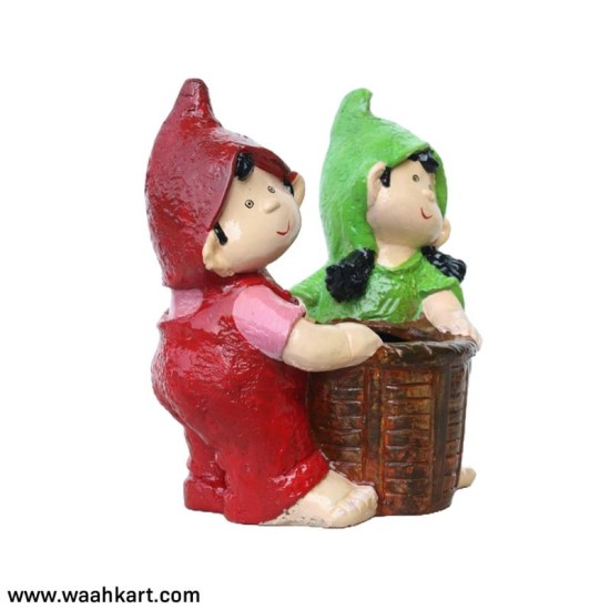 Little Teddy Holding Pot - Multiuse Bucket