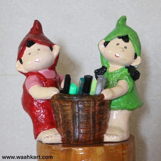 Little Teddy Holding Pot - Multiuse Bucket