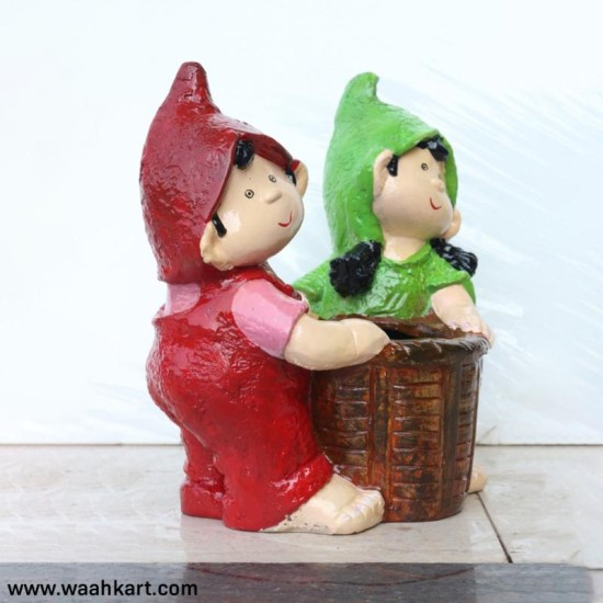 Little Teddy Holding Pot - Multiuse Bucket