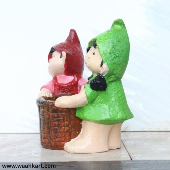 Little Teddy Holding Pot - Multiuse Bucket