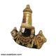 Lord Balaji Black And Golden Wall Hanging