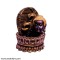 Lord Buddha Face Diya Fountain - Metallic Color