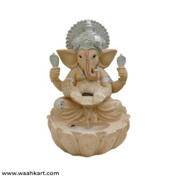 Lord Ganesha Lotus Water Fountain 