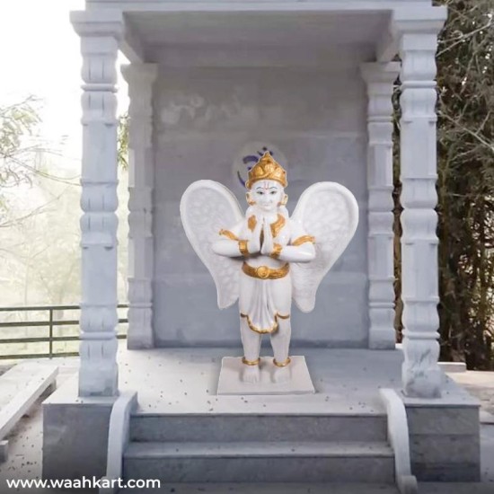 Lord Garuda In White Color