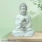 Lord Gautam Buddha Showpiece- Silver Shade