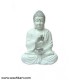 Lord Gautam Buddha Showpiece- Silver Shade