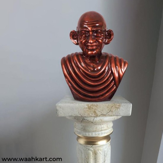 Mahatma Gandhi Statue Copper Colour