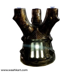 Metallic Golden Moonlight Side Table (Without Glass)