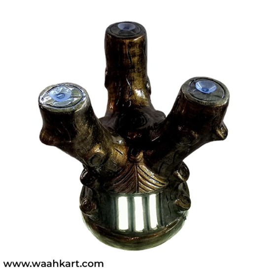 Metallic Golden Moonlight Side Table (Without Glass)