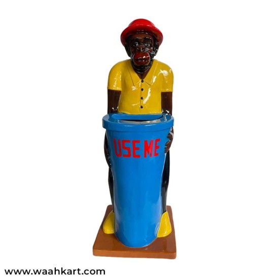 Monkey Shape Dustbin