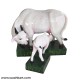 Mother Cow And Calf Garden Statue