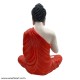 Spiritual Gautam Buddha Sitting Statue - Orange Shade