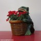 Plant Pot With A Frog In Sitting Position