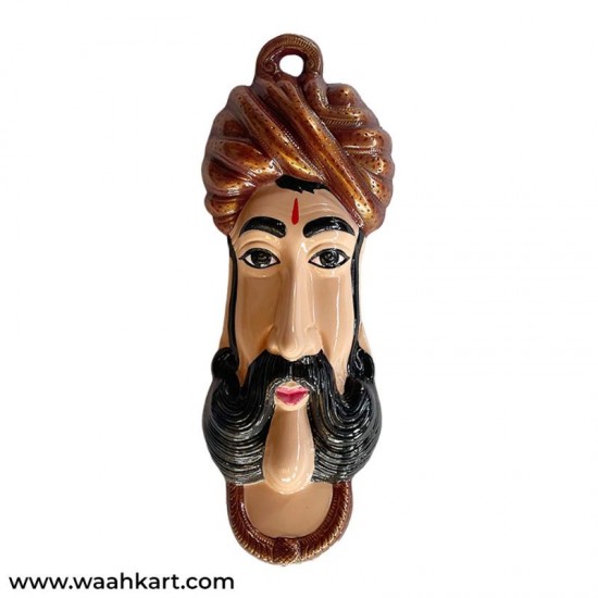 Rajasthani Man Face Wall Hanging With Pagdi