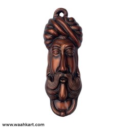 Rajasthani Village Man Single Face Wall Hanging