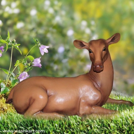 Real Look Sitting Deer