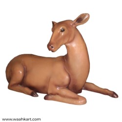 Real Look Sitting Deer