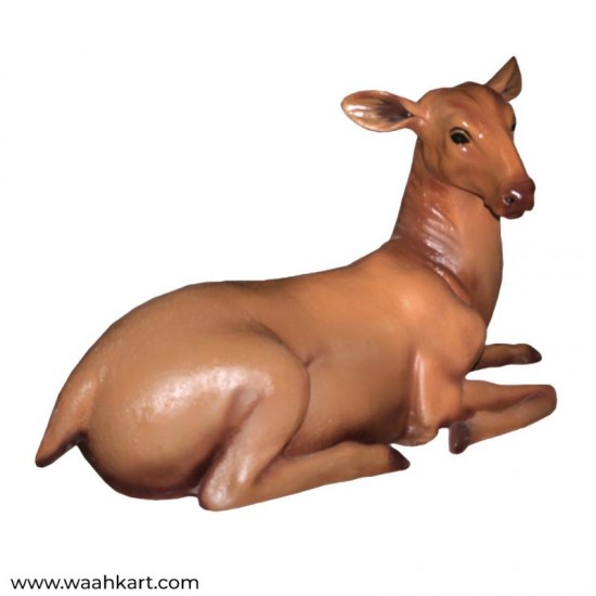 Real Look Sitting Deer