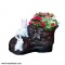 Real Size Shoe With Rabbit Planter 