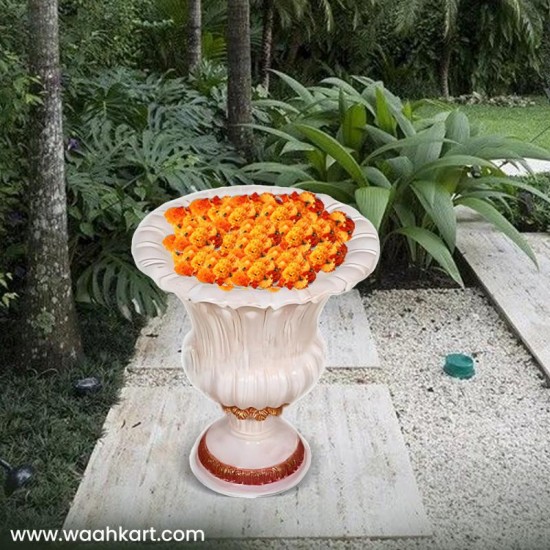 Royal Floating Flower Pot - Off White Shade