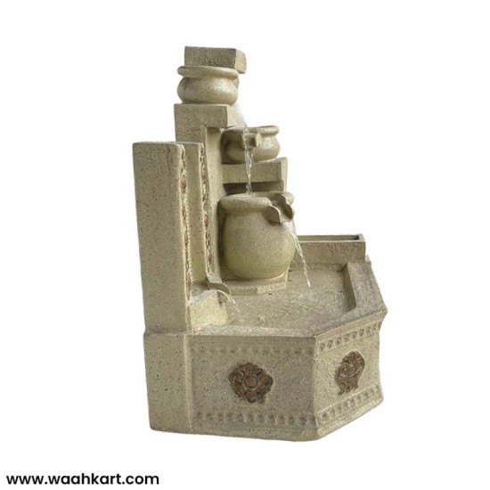 Rustic Pots Cascade Fountain