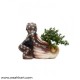 Shankh Shape Planter With Frog