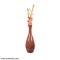 Sleek Flower Vase - Brown
