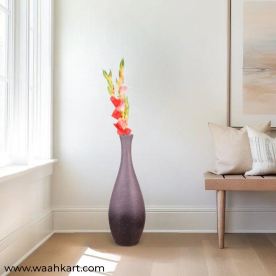 Sleek Flower Vase - Dark Brown
