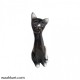 Sleeping Black Cat Showpiece