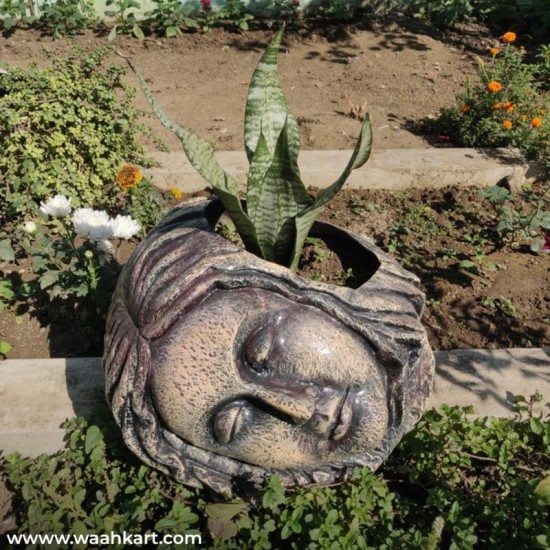 Sleeping Earthly Looking Lady Face Planter