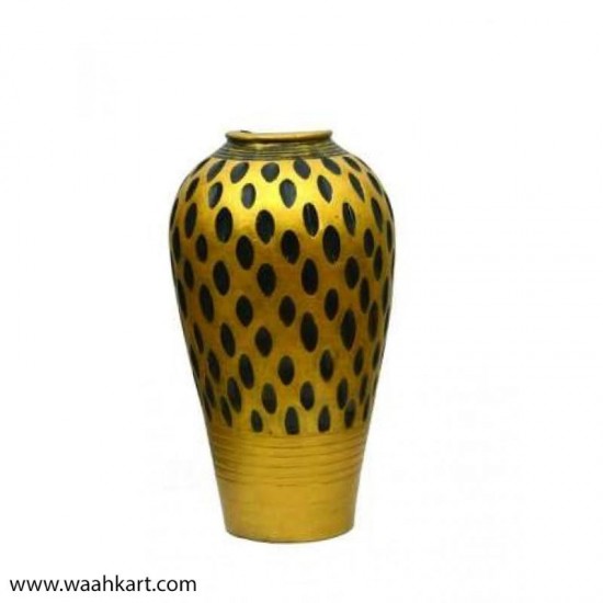 Small Spotted Single Golden Vase
