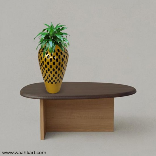 Spotted Single Golden Vase - Medium