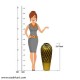 Tall Spotted Single Golden Vase