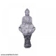 Stone Look Buddha Statue With Lotus Base- Fountain