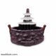 Stone Look Shell Shaped Water Corner Fountain