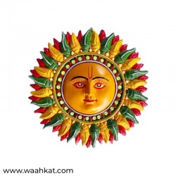 Sun Wall Hanging In Multicolor