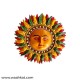 Sun Wall Hanging In Multicolor
