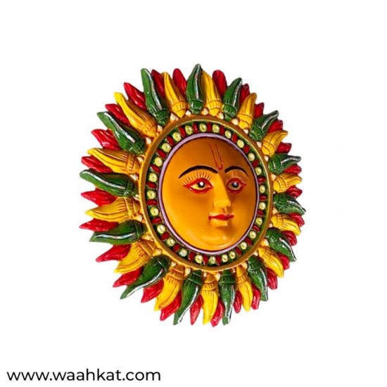 Sun Wall Hanging In Multicolor