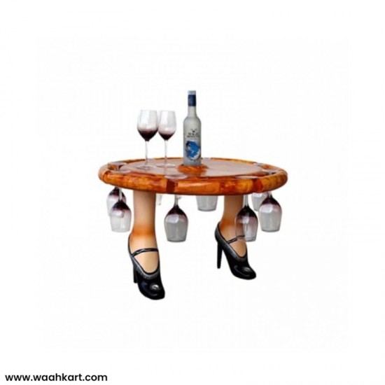 Table With Glass Holder