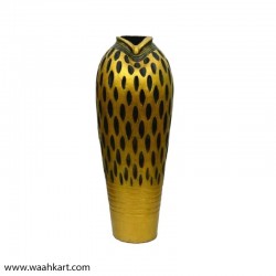 Tall Spotted Single Golden Vase