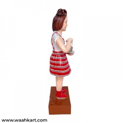 Tea Girl Statue