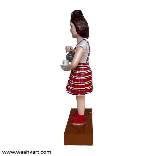 Tea Girl Statue