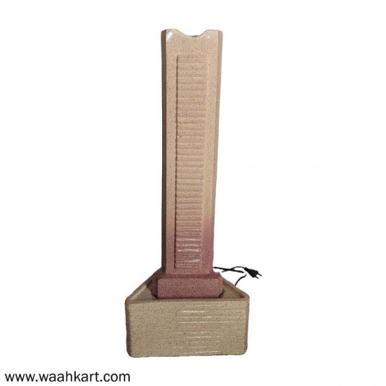 Three Sided Stone Look Corner Fountain