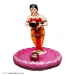 Traditional Lady Holding Pot - Fountain