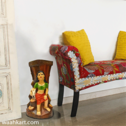 Village Lady Side Table In Stem Look