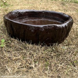 Tree Trunk Shape Water Bowl / Urli / Bird Bath