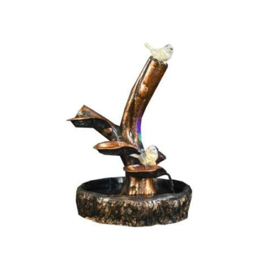 Waterfalls From Diya Attached With Stem