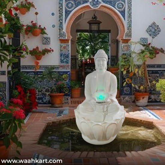 White Buddha Fountain