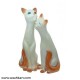 White Cat Pair Showpiece